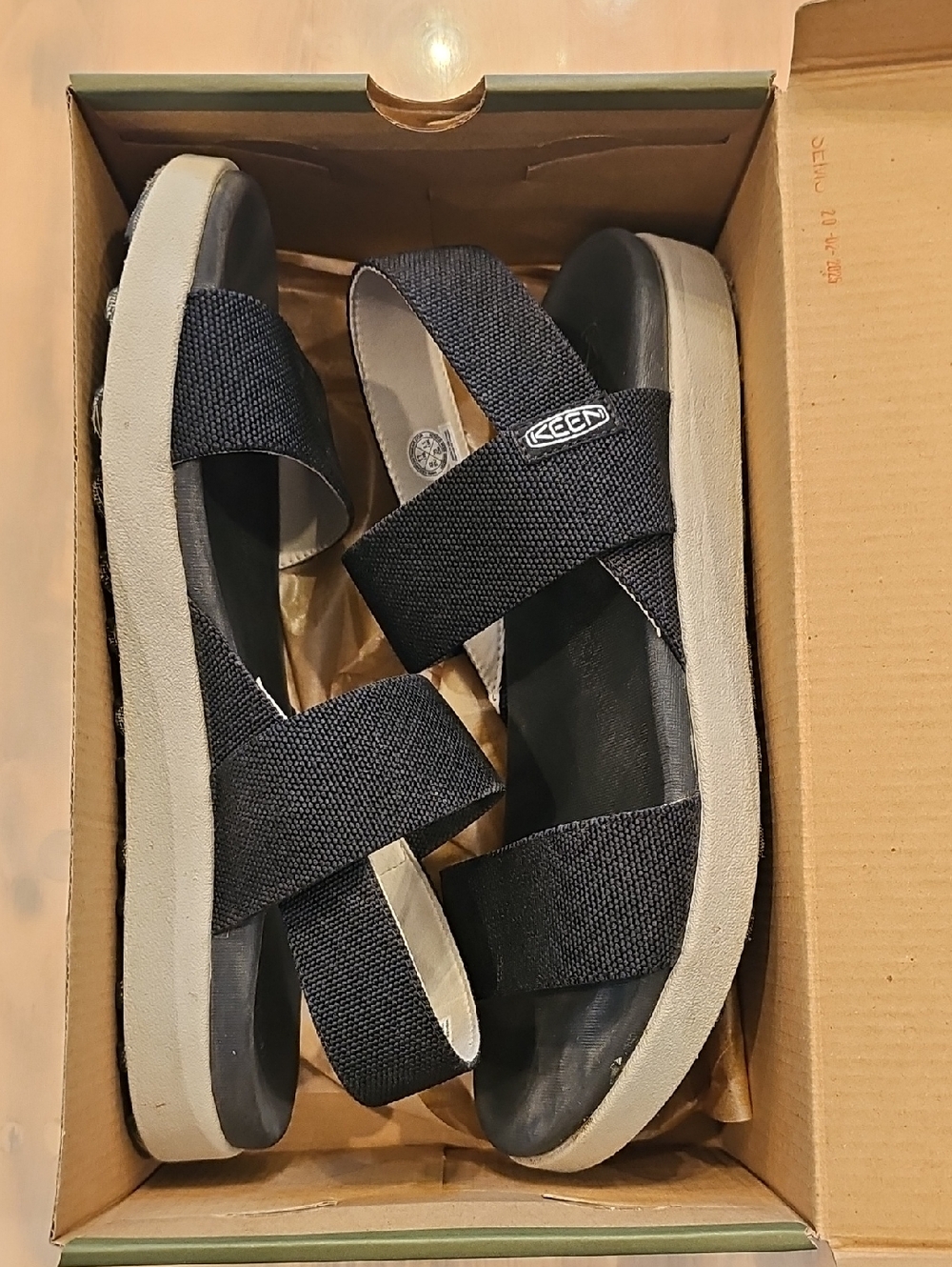 KEEN Black Strap Sandals 11